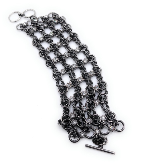 Cookie Lee Jewelry - Cookie Lee Hematite Bracelet (D24) 01596